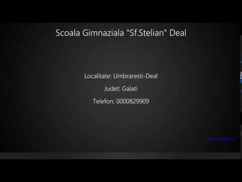 Scoala Gimnaziala "Sf.Stelian" Deal Umbraresti-Deal