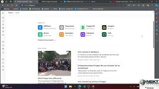 مقدمة عن كورس Frappe Framework, ERP Next Session 1