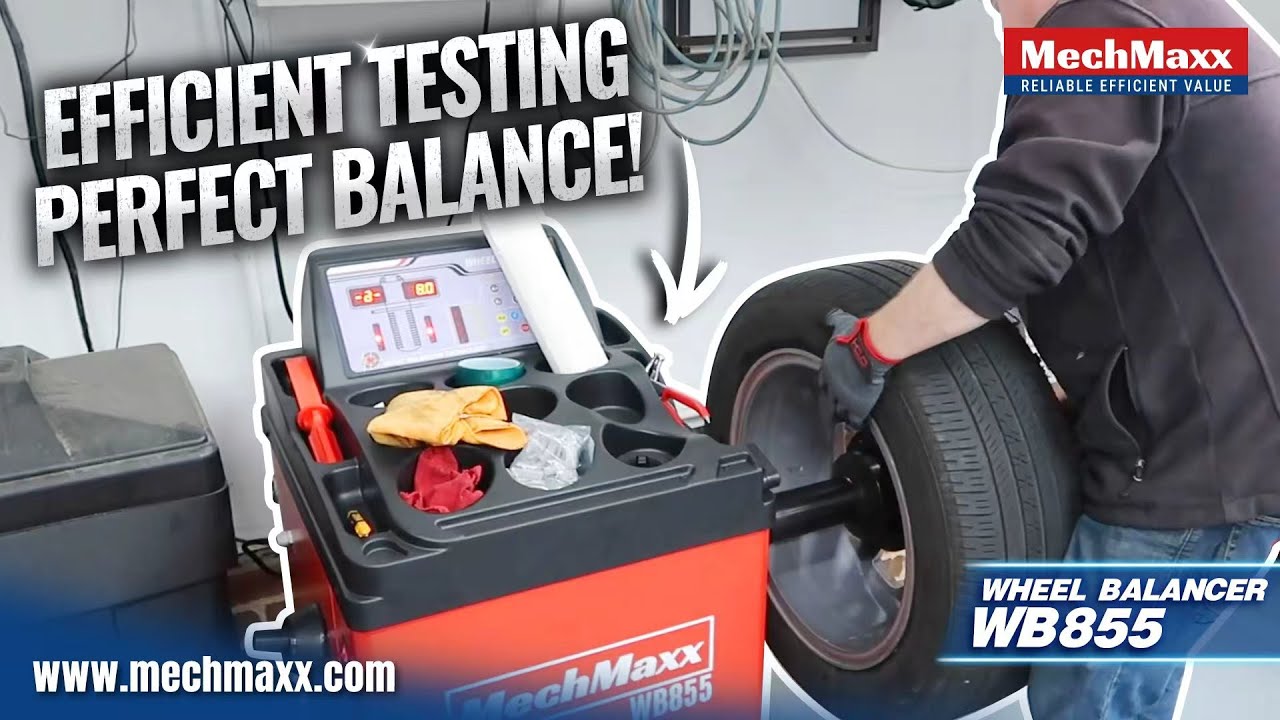 Achieve perfect balance every time with MechMaxx advanced Wheel Balancer!