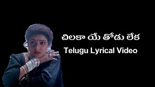 Chilaka Ye Thodu Leka Telugu Lyrics Video  Subhala