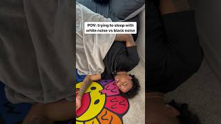 The Difference Between WHITE Noise vs BLACK Noise😭 #shorts #relatable #funny #kennyhoopz