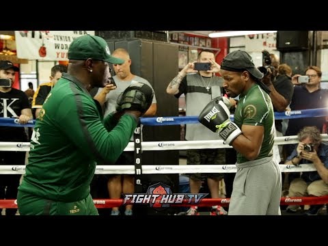 SHAWN PORTER LOOKS SHARP! SHOWS OFF FAST HANDS & COMBOS 3 DAYS FROM GARCIA FIGHT IN WORKOUT!