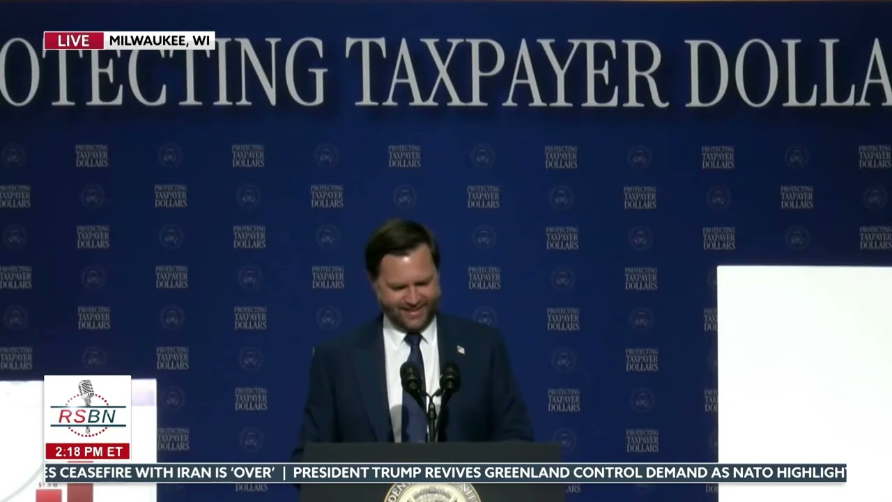 WATCH: VP Vance Highlights the Efforts Being Made to Stop Fraud Across America - 07/08/26