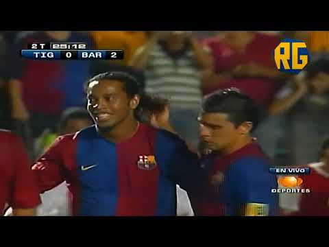 RONALDINHO 😱🇧🇷 | TIGRES 0-3 BARCELONA | FRIENDLY MATCH 2006