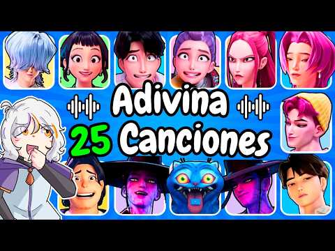 ADIVINA TODAS LAS CANCIONES Y PERSONAJES DE KPOP DEMON HUNTERS 😍🎶