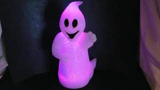 Melted Plastic popcorn Ghost Light