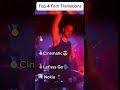 Top 4 Fe N Transitions Which On Is The Best Fein Travisscott Viralshorts