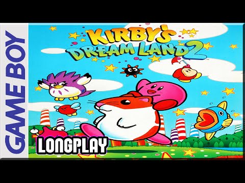 Kirby's Dream Land 2 - Full Game 100% Walkthrough | Longplay - GB (Game Boy)