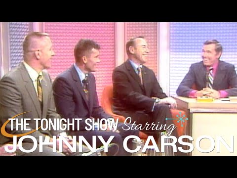 Apollo 13 Crew - Jim Lovell, Fred Haise, and Jack Swigert | Carson Tonight Show