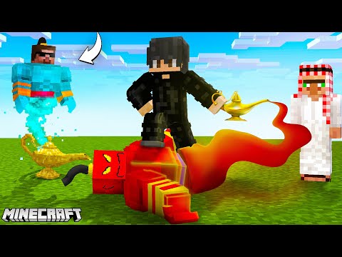I DEFEATED EVIL GENIE IN MINECRAFT...