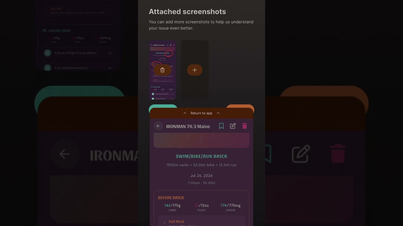 Bug report or feature request is super easy - Version 1.16.1 (73) - March 26