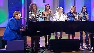 Spice Girls &amp; Elton John - Don&#39;t Go Breaking My Heart (An Audience with Elton John 1997) - HD