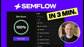 Semflow SEO 3 Minute Demo (Webflow and Framer SEO App)