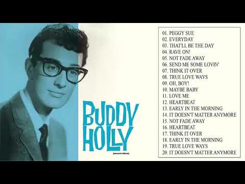 BRAND NEW: Buddy Holly Greatest Hits   TOP 20 BEST SONGS BY BUDDY HOLLY   D  SAWH & E  LEE   HD, HQ