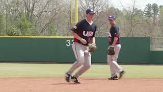 2nd Baseman Drop Step Throw