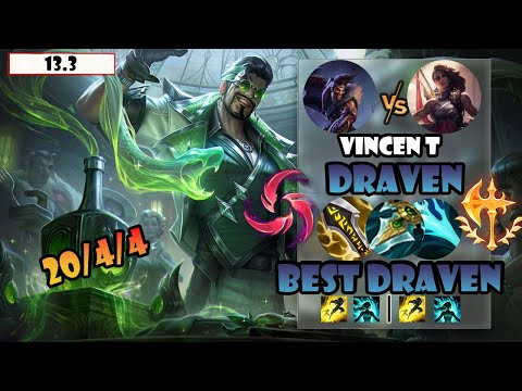ENG SUB【Vincent Draven】S12 CN Best Draven Vs Samira | 20 Kills