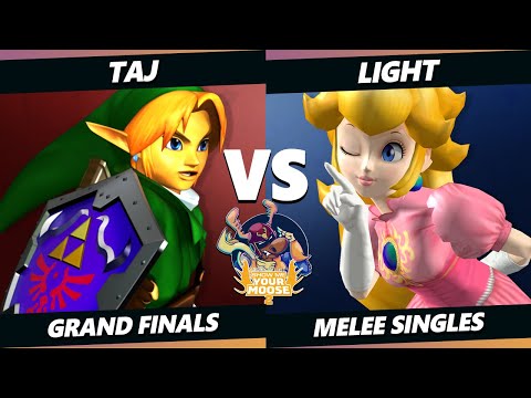 Show Me Your Moose 2 GRAND FINALS - Taj (Captain Falcon, Link, Samus) Vs. Light (Peach) Smash Melee