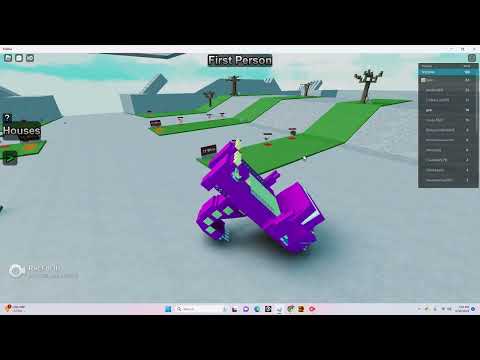 slide house tumble, barney house!