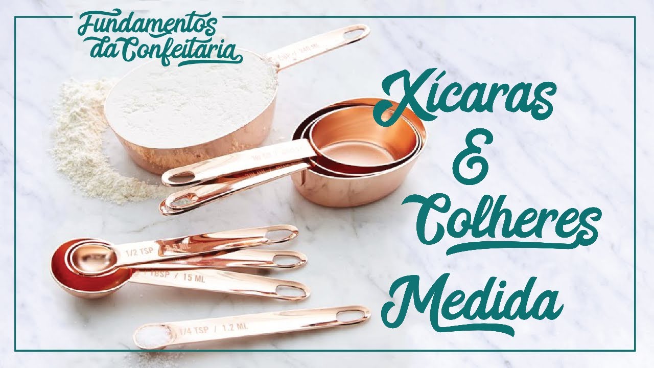 Watch Now Como medir ingredientes com xícaras e colheres | Fundamentos da Confeitaria Ep. 4 Como medir ingredientes com xícaras e colheres | Fundamentos da Confeitaria Ep. 4