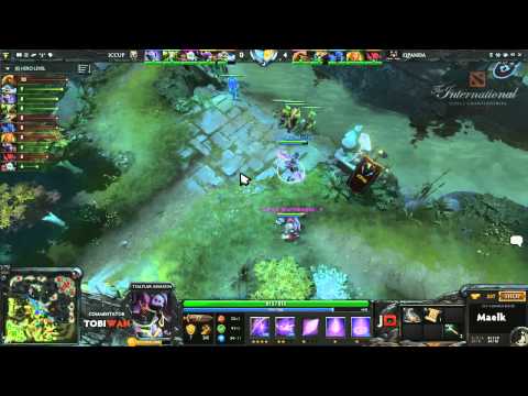Qpanda vs iCCup Game 2  DOTA 2 International Western Qualifiers - TobiWan & Soe