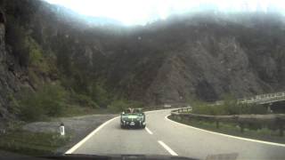 preview picture of video 'Bergfrühling-Classic 2014 - Oldtimer Rallye / Austin Healey am Hahntenjoch'