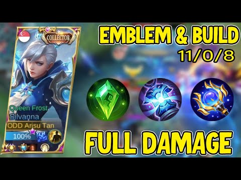 Silvanna Emblem And Build Full Damage - Silvanna Best Build 2022 - Build Silvanna Tersakit 2022