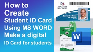 How to make Student ID Card in Microsoft Word
