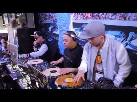 Dj Q Bert, Dj Shorkut & D-Styles at NAMM 2015