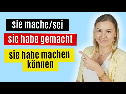 Konjunktiv I: Das musst du wissen! Deutsche Grammatik