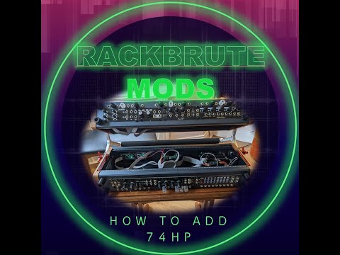 Mod Arturia 3u Rackbrute cases to add 74hp to your eurorack