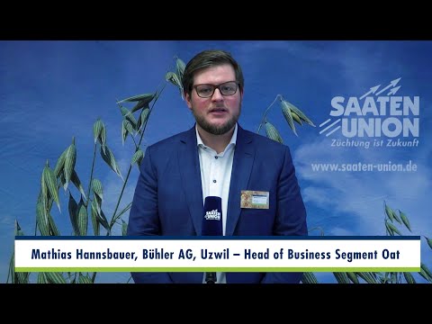 Saaten-Union: Haferkongress 2020 | Interview M. Hannsbauer, Bereichsleiter Hafer, Bühler AG, Uzwil