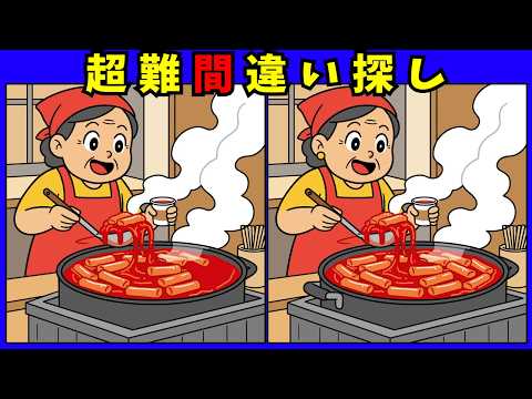 韓国の間違い探し動画 - タップで再生