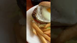 Egg &amp; Bacon Burger 🍔🥓🍳 #yummers #food #foodie #burger #dilicious  #bacon #egg