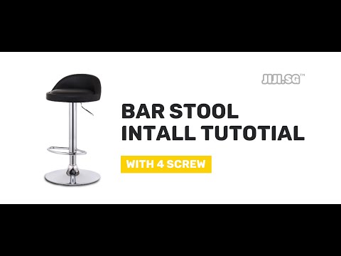 JIJI Bar Stool Install Tutorial (With Screw) - Jaymi Bar Stool