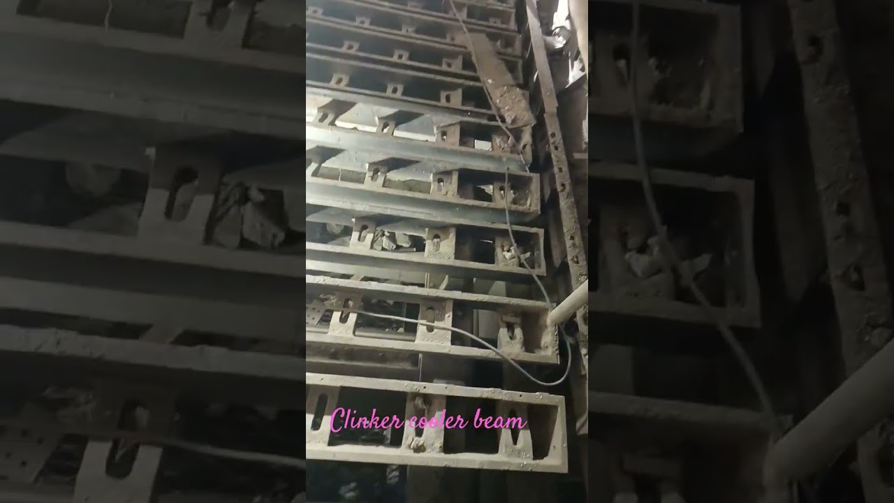 clinker cooler plate fixing works #kiln #cooler #clinker