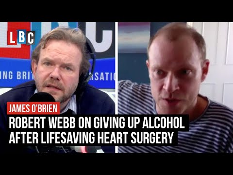 Robert Webb on giving up alcohol after lifesaving heart surgery | LBC