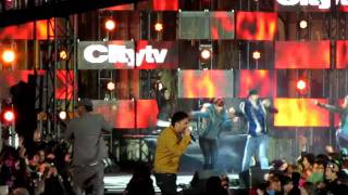 Raghav - I'm on fire, baby burn it up @City TV NYE Blash 2012 @ Calgary.MP4