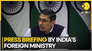 Spokesperson of Indias Foreign Ministry hold press