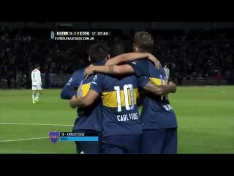 Boca 1 - Defensa y Justicia 0 Gol Tevez / 4tos Copa Argentina 2015