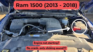 Ram 1500 - STARTER FUSE & RELAY LOCATION (2013 - 2018)