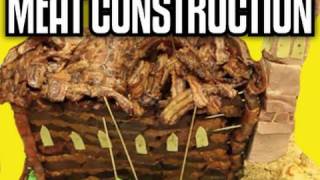 And this time they're putting together a tower of meat.