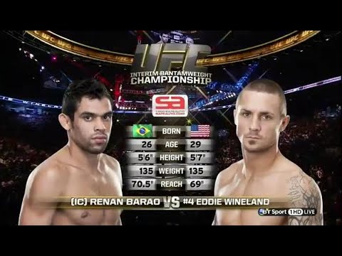 Renan Barao vs Eddie Wineland full fight