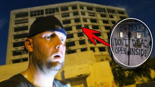 SC♤RIEST & MOST DANGEROUS ABANDONED BUILDING EVER FILMED ON YouTUBE! (HAUNTED AF too)