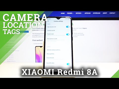 How to Turn On / Off Location Tags in XIAOMI Redmi 8A – Camera Settings