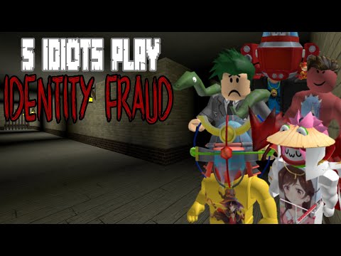 5 Idiots Try To Escape a Scary Maze | Roblox Identity Fraud