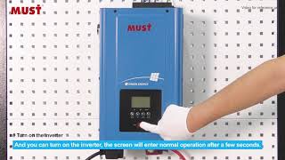 MUST Power Inverter Upacking and Installation - EP3000 LV2