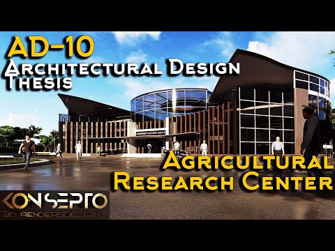 ARCHITECTURAL DESIGN THESIS |AGRICULTURAL RESEARCH CENTER|3D ANIMATION WALKTHROUGH