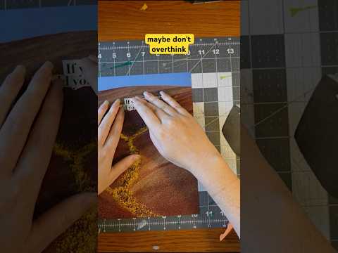 Using juxtaposition in collage! 👀 making art work. #collageart #arttutorial #art