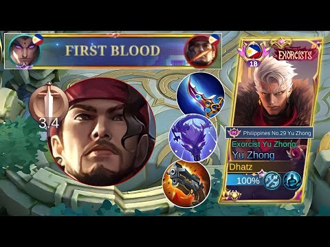 HOW TO COUNTER LAPU LAPU USING YU ZHONG BURST BUILD!? | YU ZHONG TUTORIAL - MLBB