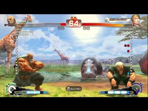 Super Street Fighter IV AE - sitamachi00 (Cody) Vs Bullcat (Gouken)